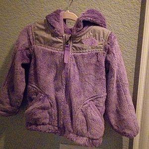 The North Face Infant girls' purple OSO coat hood